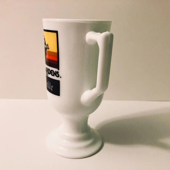 Vtg Busch Gardens The Dark Continent Milk Glass Mug - Picture 6 of 15